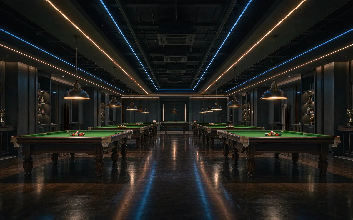 壹号玩家台球俱乐部门店环境